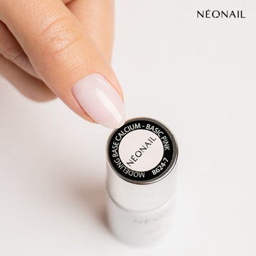 NEONAIL Бледно-розовая гибридная база МОДЕЛИРУЮЩАЯ БАЗА CALCIUM BASIC PINK 7,2 мл