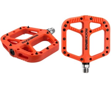 ROCKBROS MOCNE PEDAŁY ROWEROWE PLATFORMOWE ANTYPOŚLIZGOWE NYLONOWE ODPORNE