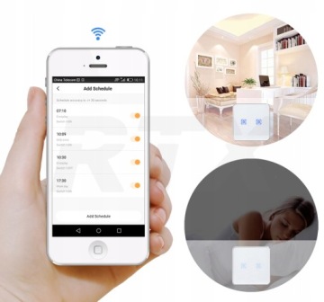 TUYA 3-барабанный ZigBee выключатель света #работает без N !