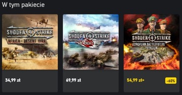 SUDDEN STRIKE 4 COMPLETE COLLECTION XBOX KLUCZ PL