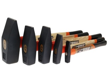 НАБОР МОЛОТОКОВ ИЗ 5 МОЛОТОКОВ, РУЧКА ИЗ ЯСЕНЯ