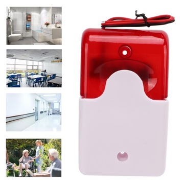 Звуковая и световая сигнализация Красная вспышка Хорошая изоляция Устойчивость к