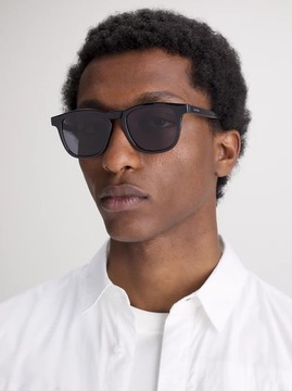 Calvin Klein Okulary przeciwsłoneczne CK23505S Czarne Nowe Unisex