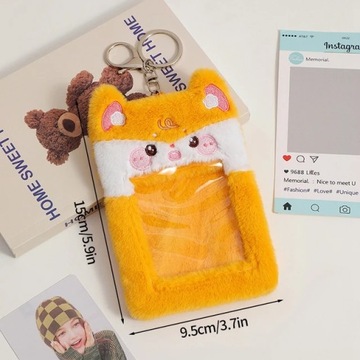 Kpop Idol etui na karty z uchwytem na karty Mini ramka na zdjęcia Kpop Idol