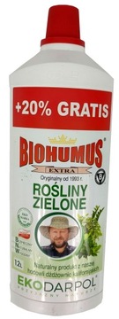 BIOHUMUS EXTRA ROŚLINY ZIELONE 1,0 L+20%