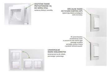 Simon 54 КНОПКА ДВОЙНОЙ ЗАКРЫВАЮЩИЙ ВЫКЛЮЧАТЕЛЬ белый