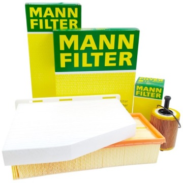 MANN FILTER ZESTAW FILTRÓW AUDI A3 8P1 1.9 2.0 TDI