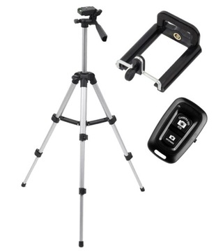 ST5C STATYW FOTO 130CM TRIPOD UCHWYT NA TEL PILOT