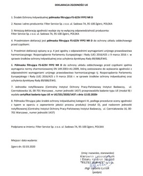 ПОЛУМАСКА FFP2 с клапаном БЫТОВАЯ МАСКА FS-623V