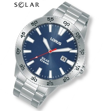 Zegarek męski Lorus Solar RX341AX9 +Box +Grawer