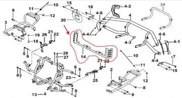 QUAD WATER COOLER ATTRACTION COVER TGB Blade 1000i LTX