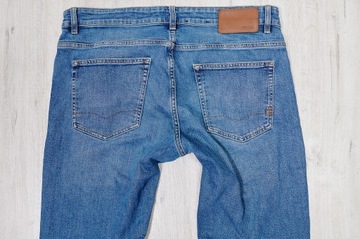 HUGO BOSS DELAWARE SLIM JEANS spodnie męskie granatowe PREMIUM 34/34 pas 90