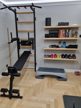 Benchk223b черная гимнастическая лестница