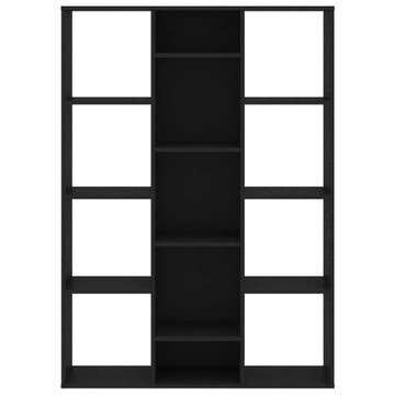 vidaXL Разделитель/Книжная полка Черный 100x24x140 см