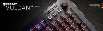 Klawiatura Mechaniczna ROCCAT Vulcan 121 PC Linear Switch Red AIMO RGB LED