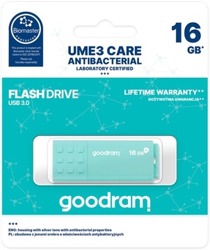 Флэш-накопитель GOODRAM UME3 Care 16 ГБ