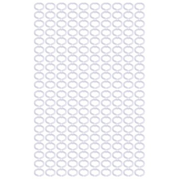 200 шт., пластиковые пряжки с куриным клювом из полипропилена