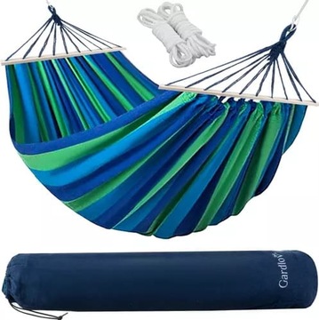 HAMAK OGRODOWY DWUOSOBOWY XXL 260x160cm
