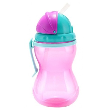 CANPOL KUBEK BIDON ZE SŁOMKĄ RURKĄ 370ml