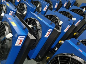 Охладитель гидравлического масла 120 л/мин, постоянный ток 12 В с термостатом масляного радиатора