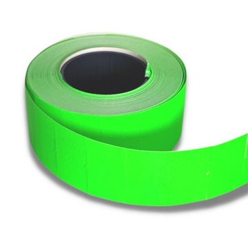 METKI CENÓWKI F1 PROSTE 21,5X12 ZIELONE 5 ROLEK