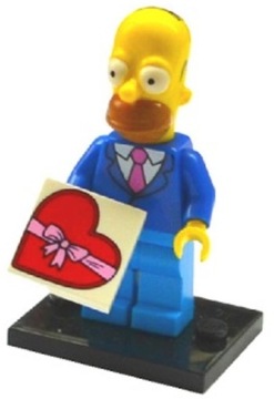 NOWA LEGO Figurka The Simpsons - Date Night Homer - sim028 , colsim2-1