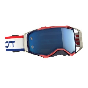 SCOTT PROSPECT WHITE/BLUE gogle enduro cross