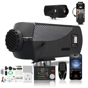 OGRZEWANIE POSTOJOWE 8KW 12/24V NAGRZEWNICA DIESEL WEBASTO BLUETTOOTH LCD
