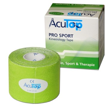 ACUTOP PRO SPORT WZMOCNIONE KINESIOLOGY TAPE ZIELONY