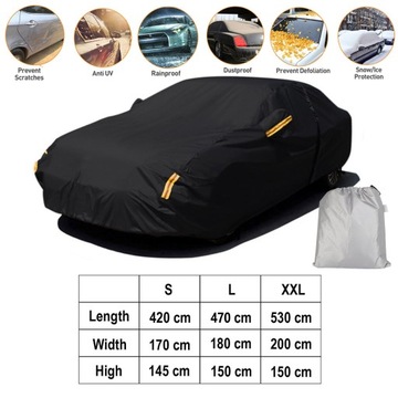 АВТОМОБИЛЬНЫЙ КРЫШКА ОТКЛОННО-ВОДОНЕПРОНИЦАЕМЫЙ СЕДАН XXL 530 x 200 x 150