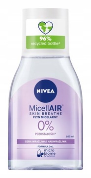 NIVEA Płyn micelarny do demakijażu twarzy - cera wrażliwa 100ml