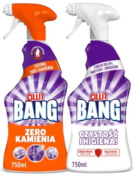 Cillit Bang spray Kamień + Czystość i Higiena 1,5l