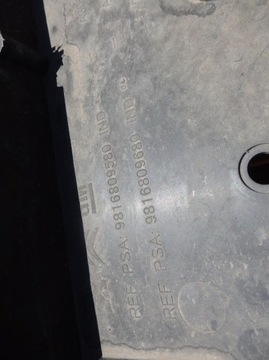 DESKA KRYT POD NÁRAZNÍK PARTNER BERLINGO IV RIFTER 9816809580