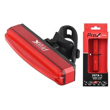 LAMPA TYŁ PROX ZETA L COB LED 30Lm, 500 mAh, USB-C lampka rowerowa
