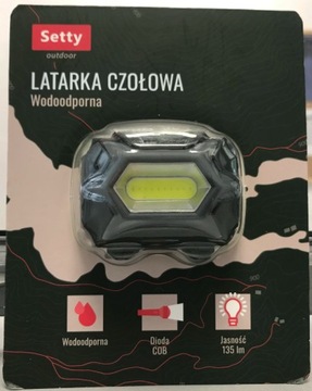 LATARKA CZOŁOWA WODOODPORNA SURVIVAL SETTY