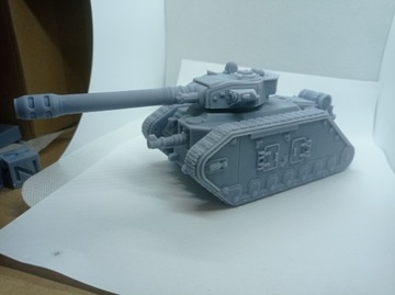 Model czołgu Leman Russ Warhammer mod Vanquisher