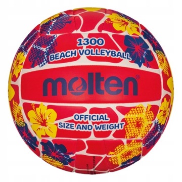 PIŁKA MOLTEN SIATKOWA PLAŻOWA V5B1300-FR ,5