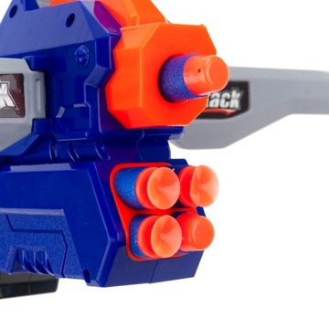 NERF ELITE N-STRIKE DARGE ПИСТОЛЕТ С КАРТРИДЖАМИ ПУЛЬТ ДЛЯ СТРЕЛ