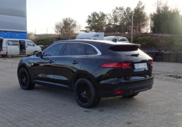 Jaguar F-Pace SUV 3.0 TDV6 300KM 2016 Jaguar F-Pace 3.0D 300KM Automat Led Skora Navi Bezwypadkowy Zarejestrowany, zdjęcie 5
