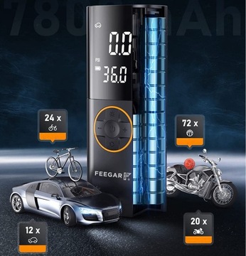 АВТОМОБИЛЬНЫЙ КОМПРЕССОР Компрессор насоса Feegar 12 В