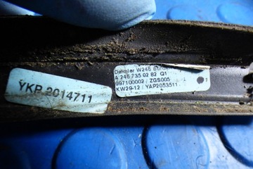 LIŠTA PARAPETOVÁ PRAVÁ ZADNÍ A2467350282 MERCEDES TŘÍDA B II W246