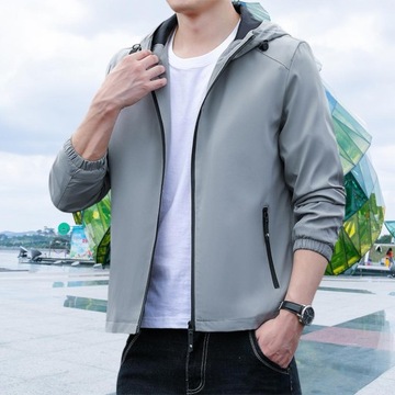 Дышащая стильная толстовка с капюшоном в корейском стиле на шнурке