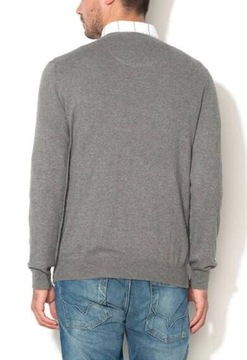 Sweter PEPE JEANS męski bawełniany elegancki szary z kaszmirem r. XL