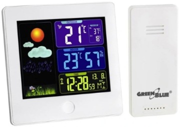 STACJA POGODY POGODOWA BEZPRZEWODOWA HIGROMETR DCF