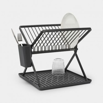 Brabantia Folding Dish Rack Dark Grey