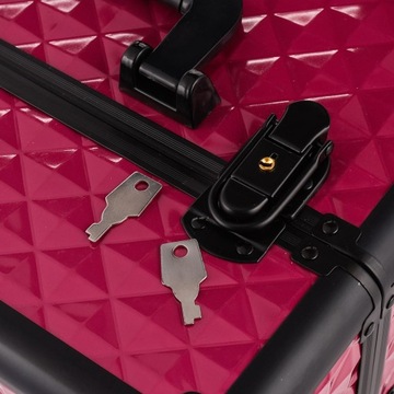 КОСМЕТИЧЕСКАЯ КОРОБКА НА КОЛЕСАХ ЧЕМОДАН для ламповых лаков, косметики