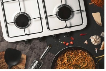 ГАЗОВАЯ ПЛИТА ПРОМИС 2-КОМОРНАЯ, БЕЛАЯ KG200B