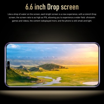 Ультратонкий телефон 15 pro max с разблокировкой по лицу, 4G, 6,6 дюйма, с наушниками Bluetooth