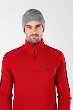 CZAPKA UNISEX Z 100% WEŁNY MERINO 210 g/m² FISHERMAN Damson