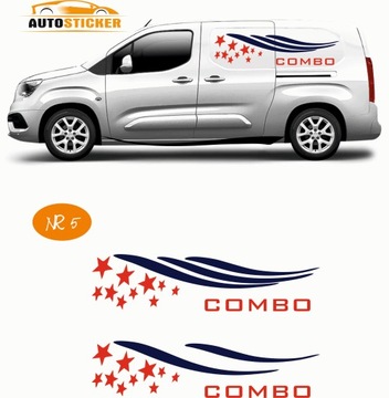 naklejka naklejki bus opel combo